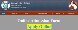 mount carmel school admission form 2024-25 pdf download free