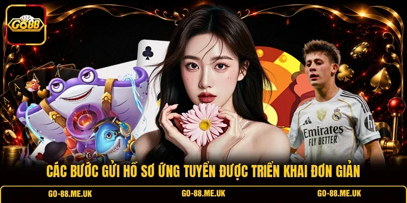 Các bước gửi hồ sơ ứng tuyển được triển khai đơn giản